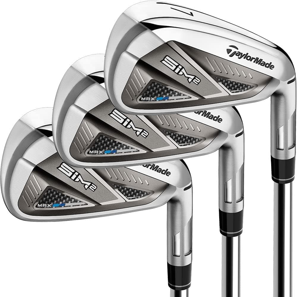 TaylorMade Men SIM2 Max Golf Clubs , Steel